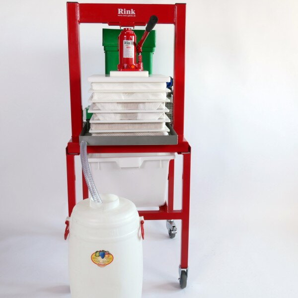 Domáca minivýrobňa štiav – 230 V, mobilná s balíkovacím lisom TP 40