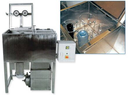 Vyplachovač AUTOMATIKA pre 4 fľaše