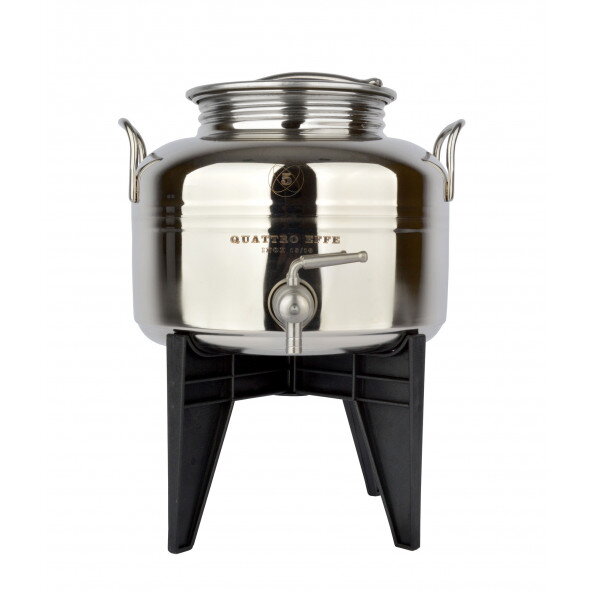 Nerezový sud 5 l + ventil + stojan